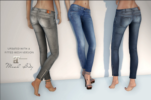 Maitreya - Zipper Skinny Jeans