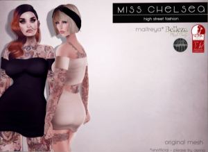 Miss Chelsea @ fameshed -bodycon dress - slink belleza mait